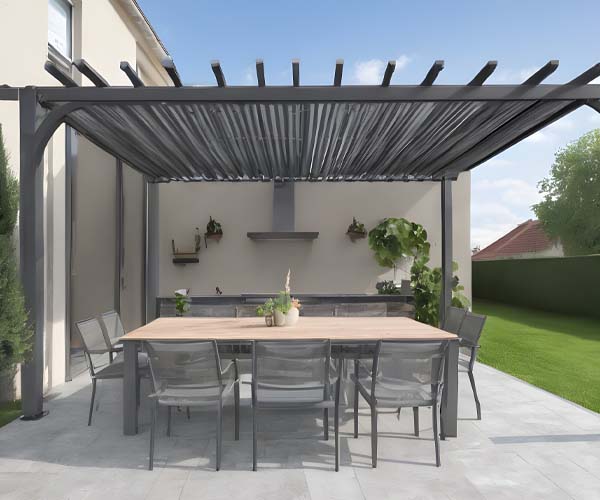 Pergola en aluminium